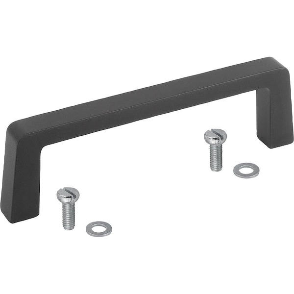Pull Handle A=55, L=69, H=40, Aluminum Black Matt And Anodized, D=M05